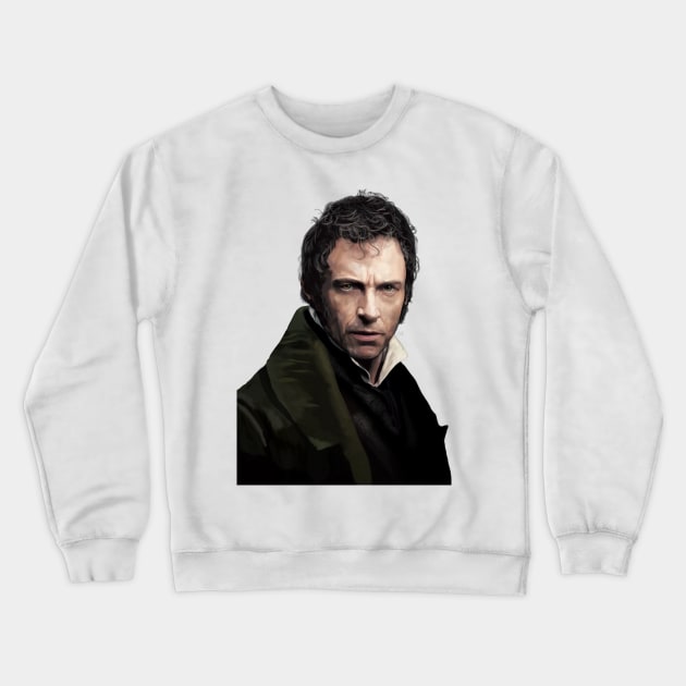 Jean Valjean Crewneck Sweatshirt by drawingsbymegsart